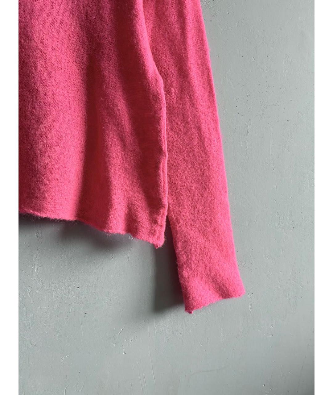 COMME DES GARÇONS Коралловый шерстяной джемпер / свитер, фото 3