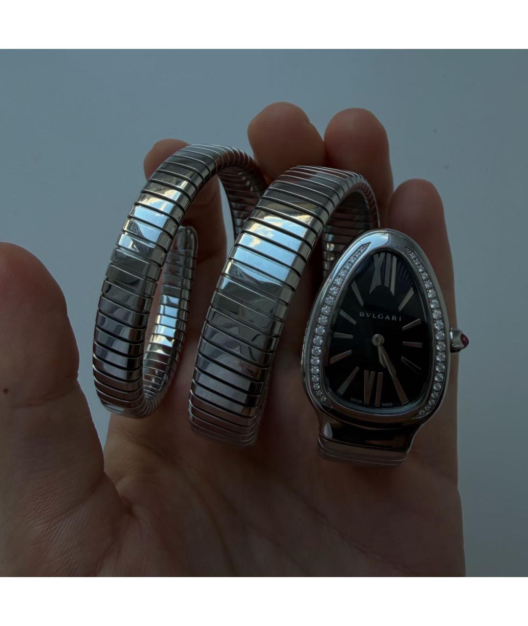 BVLGARI Серебряные часы, фото 2