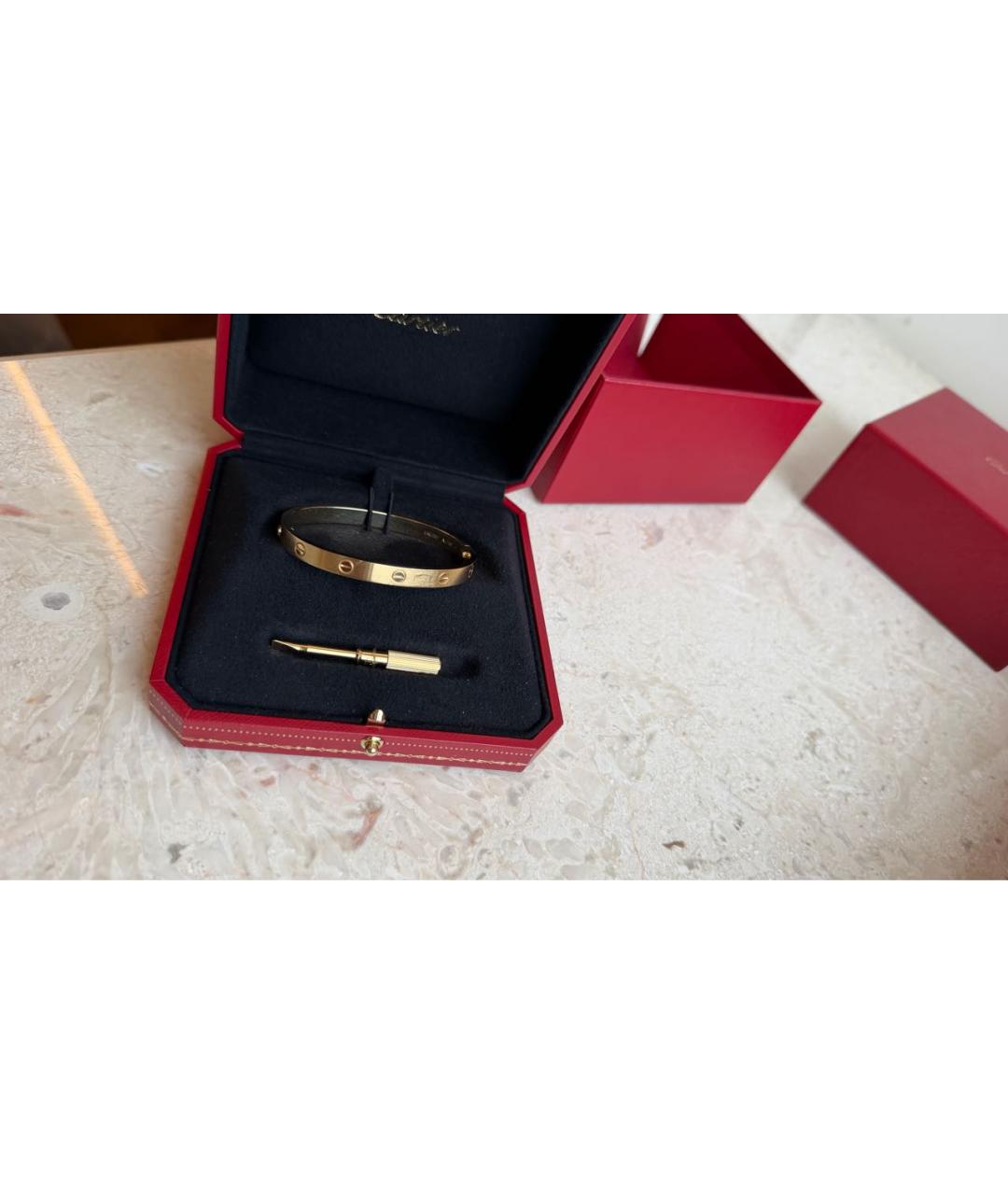 CARTIER Желтый браслет из желтого золота, фото 5