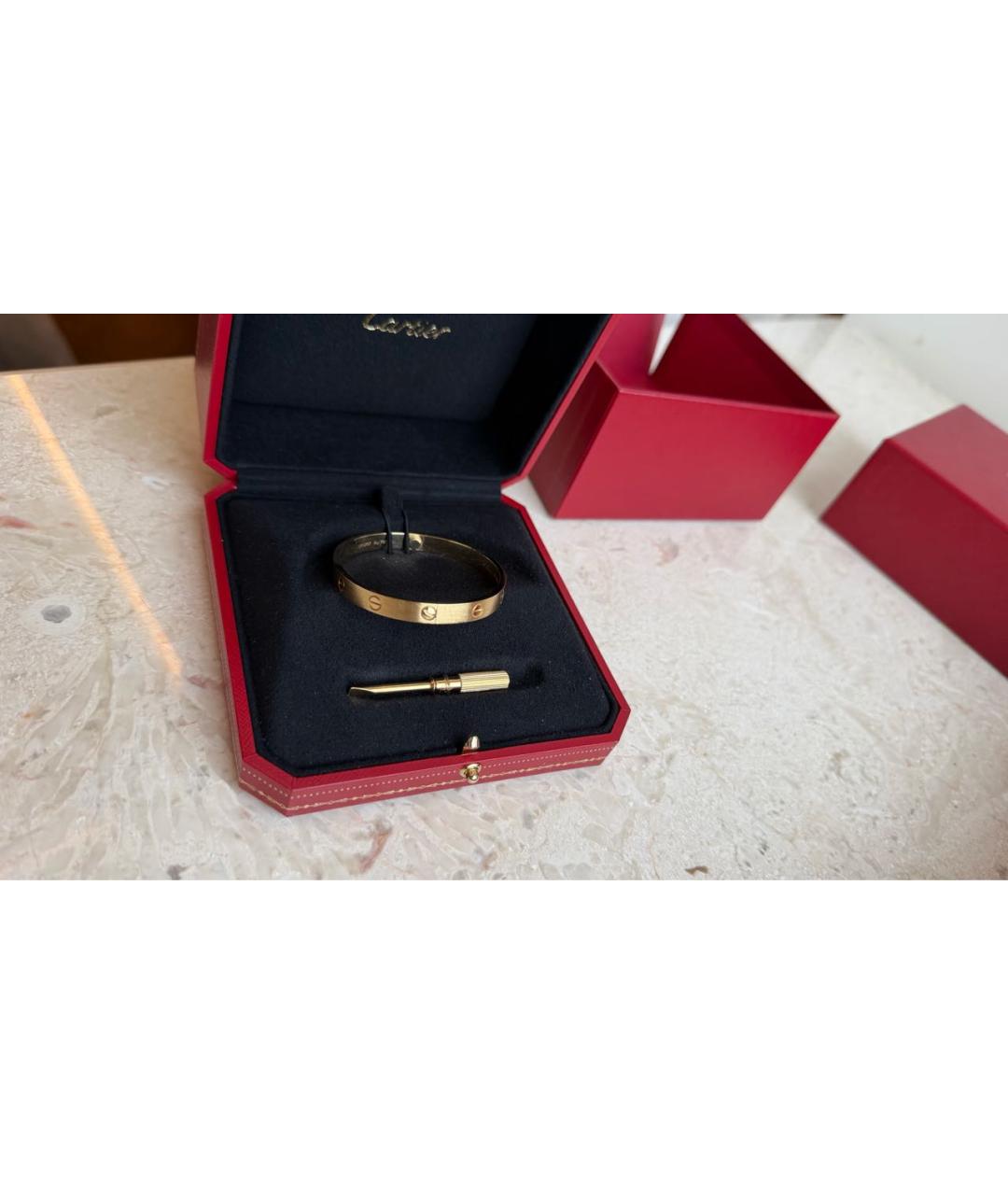 CARTIER Желтый браслет из желтого золота, фото 8