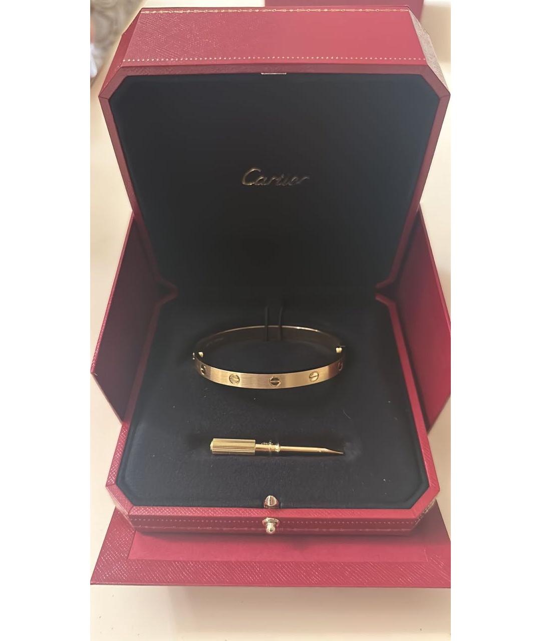 CARTIER Желтый браслет из желтого золота, фото 4