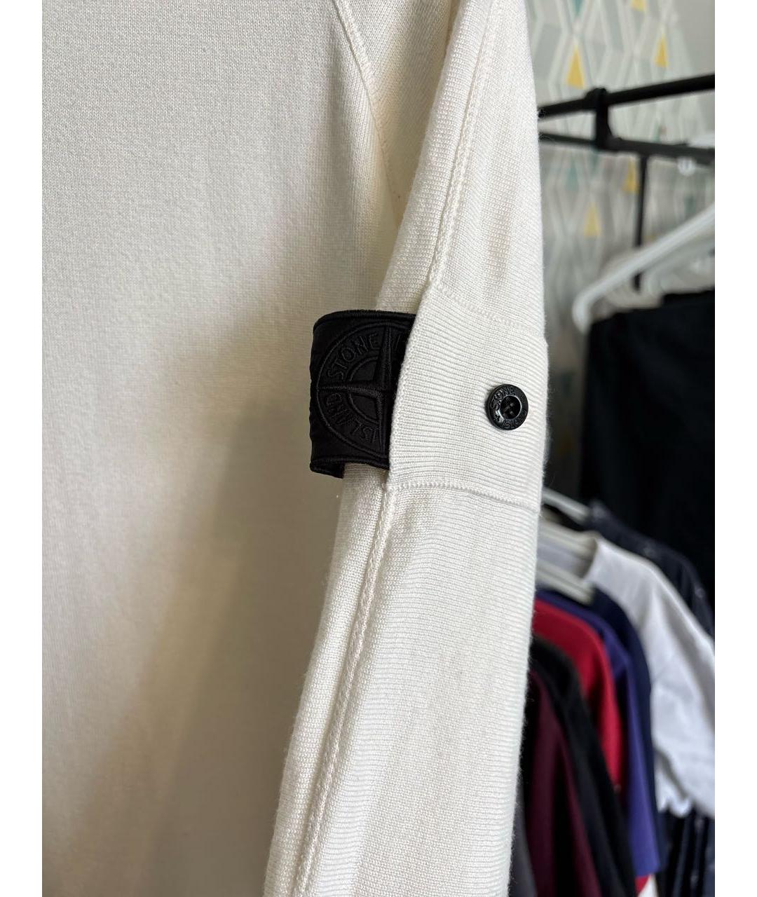 STONE ISLAND SHADOW PROJECT Белый хлопковый джемпер / свитер, фото 8