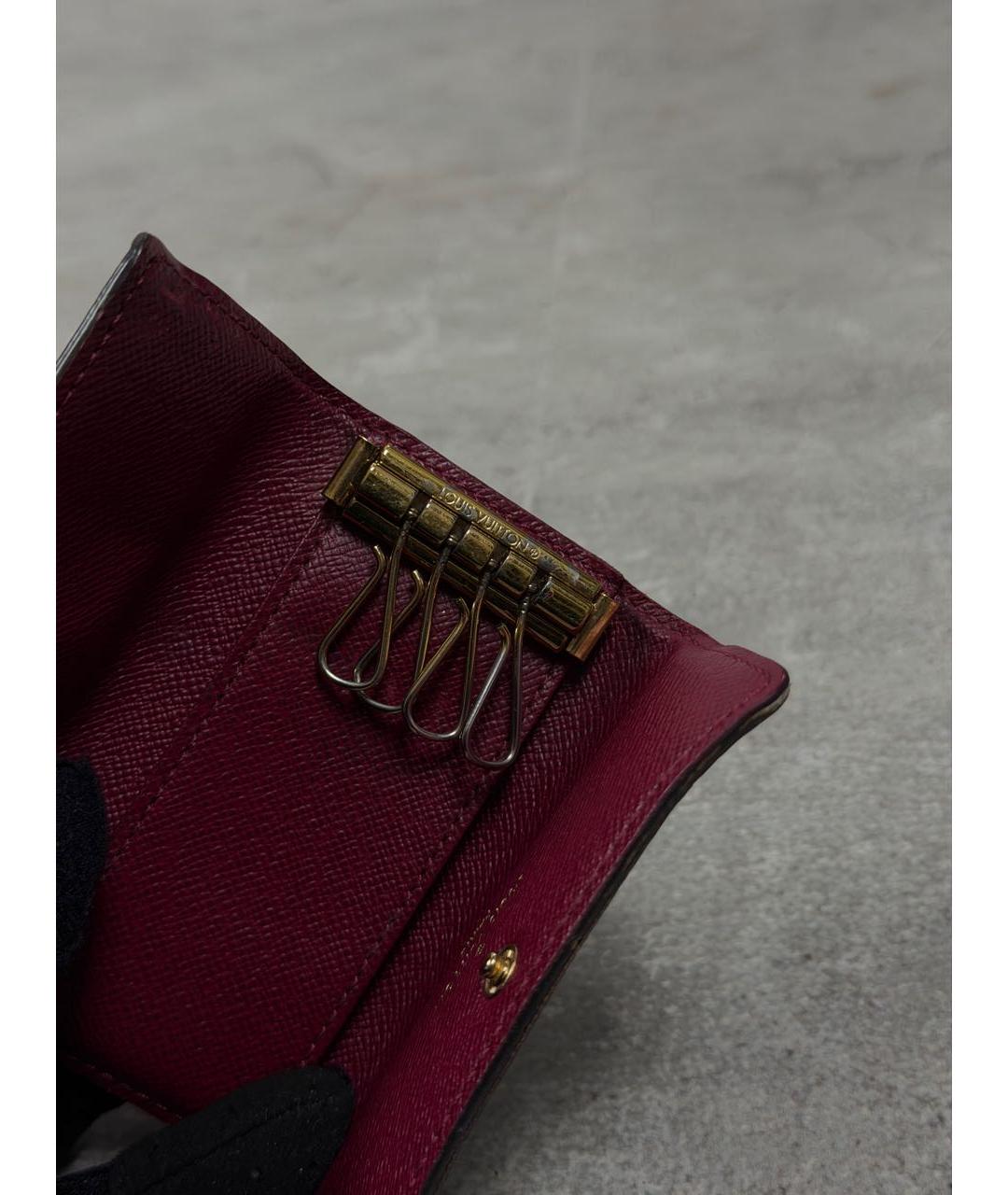 LOUIS VUITTON Коричневая ключница, фото 8