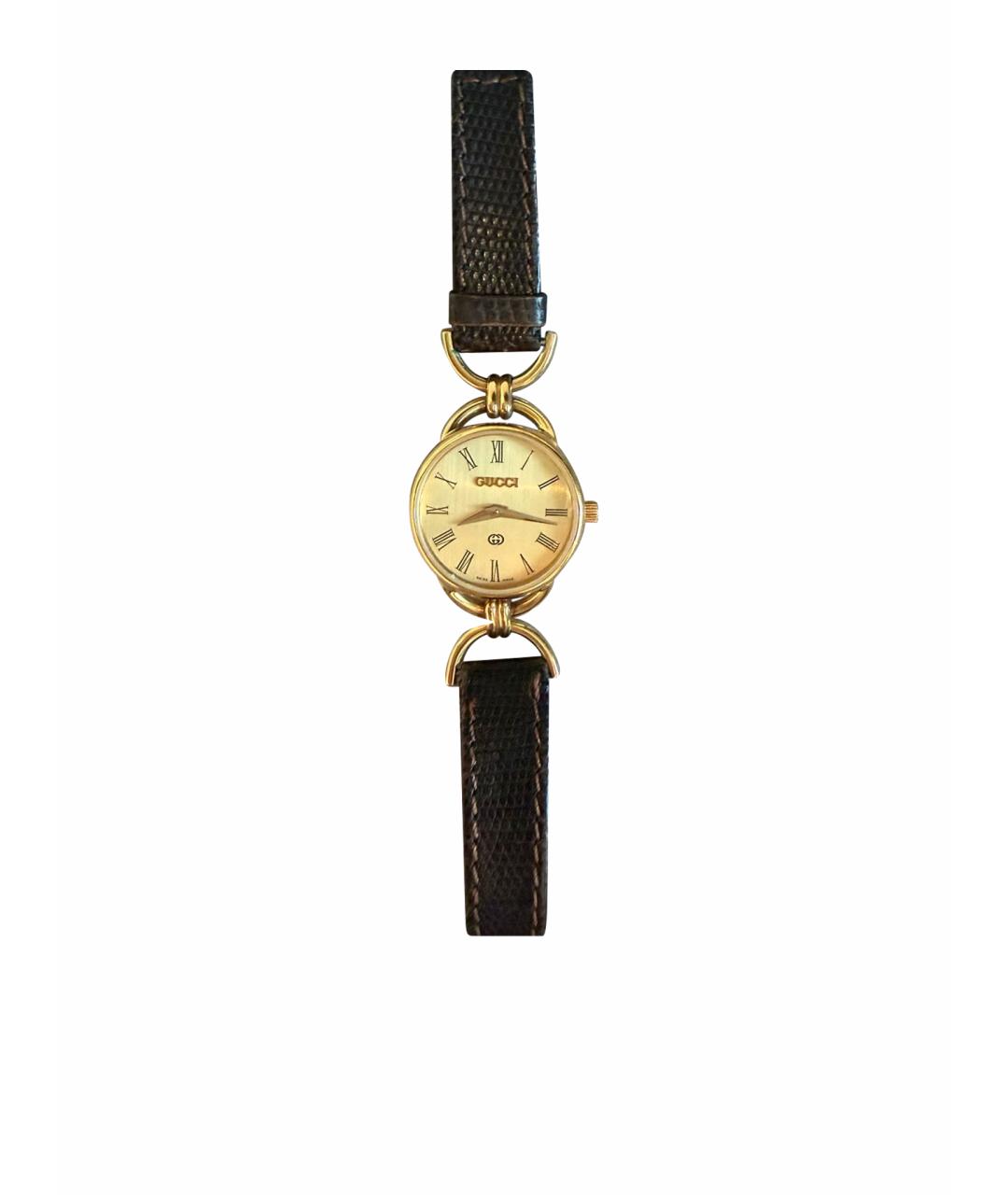 GUCCI Золотые позолоченные часы, фото 1