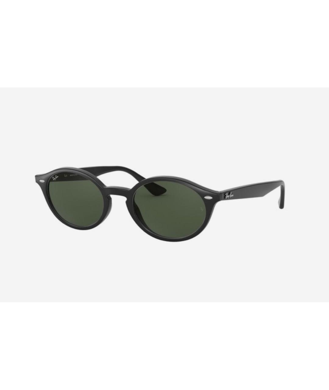 RAY BAN Черные пластиковые солнцезащитные очки, фото 7