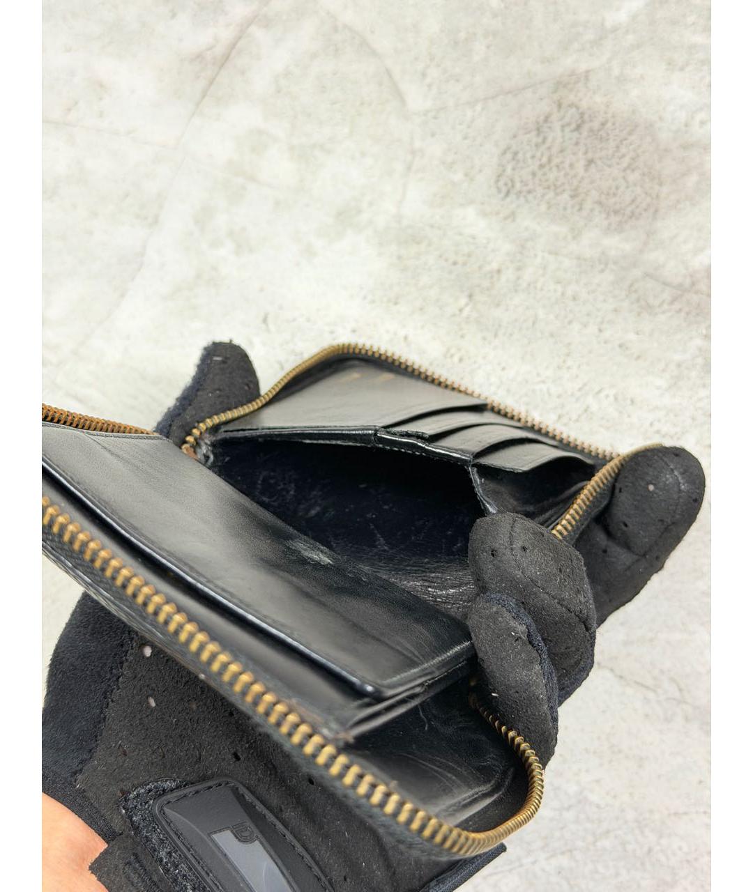 COMME DES GARÇONS Черный кожаный кошелек, фото 8
