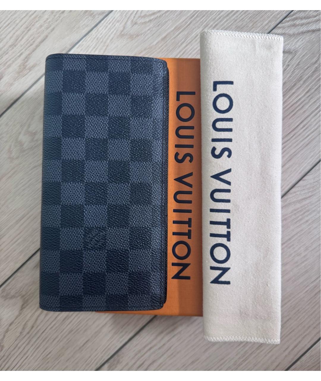 LOUIS VUITTON Черный кошелек, фото 2