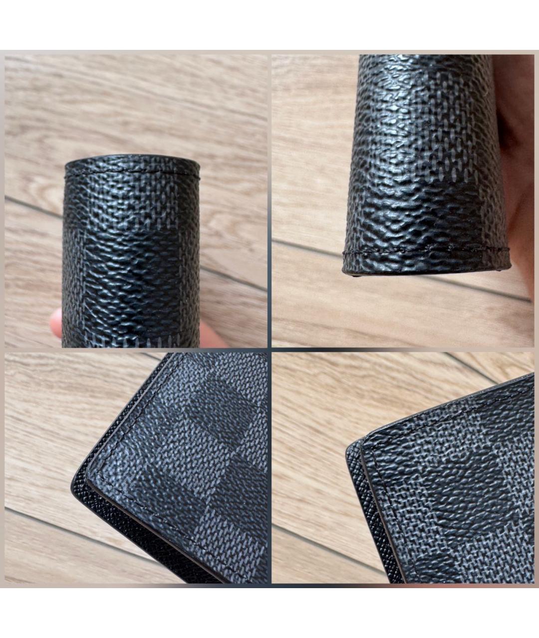 LOUIS VUITTON Черный кошелек, фото 6
