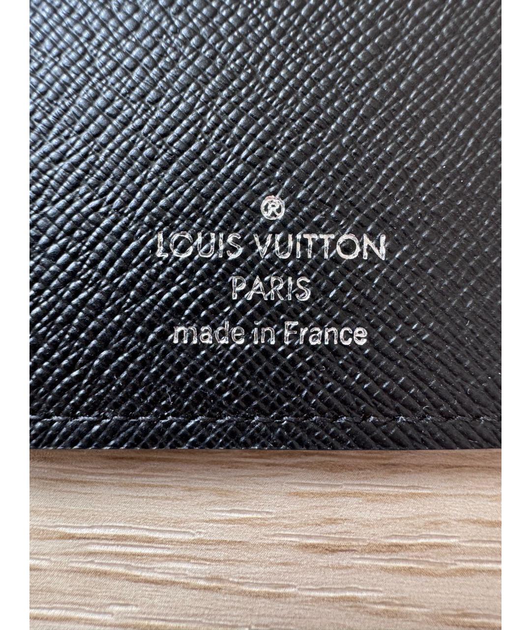 LOUIS VUITTON Черный кошелек, фото 8