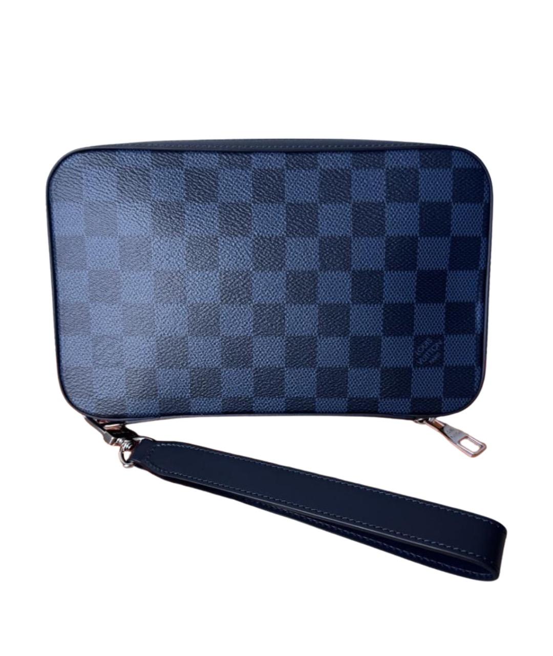 LOUIS VUITTON Синяя барсетка, фото 1