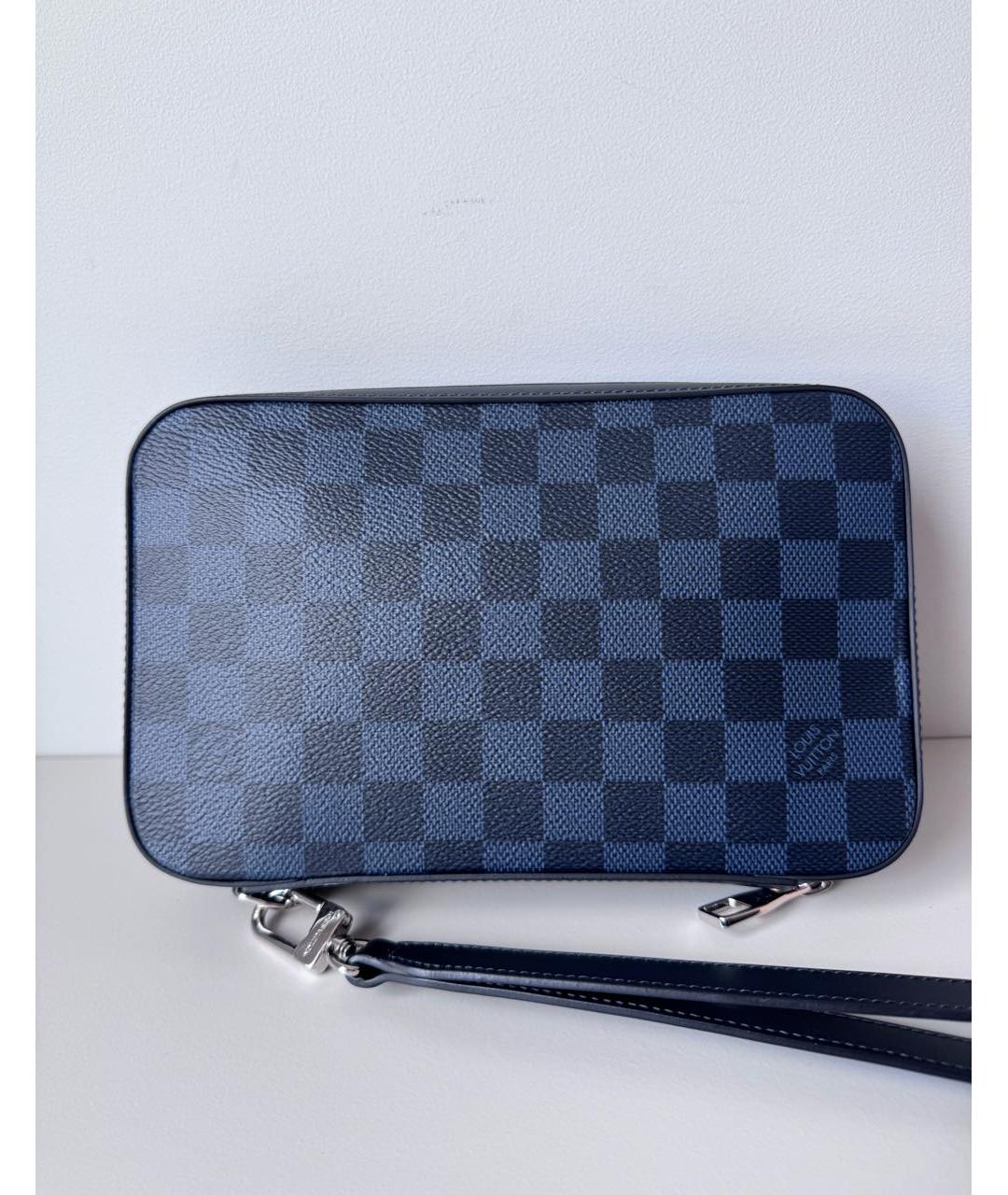LOUIS VUITTON Синяя барсетка, фото 2