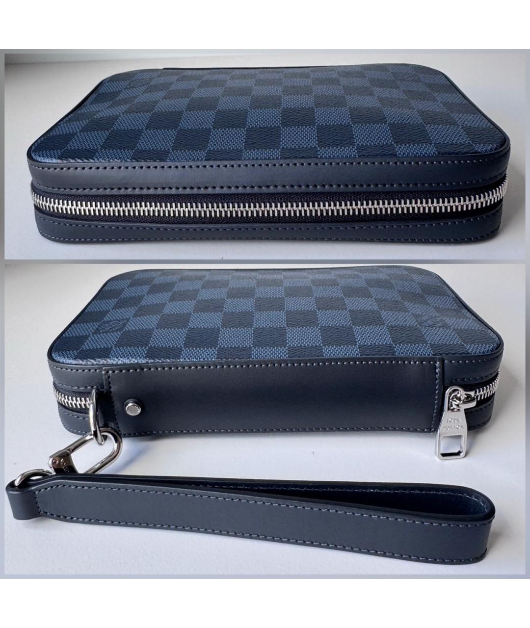 LOUIS VUITTON Синяя барсетка, фото 6