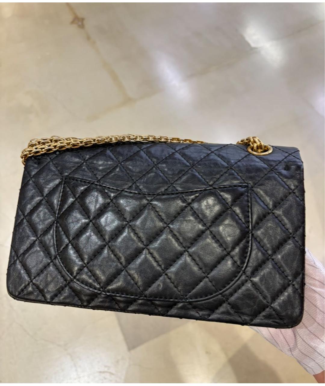 CHANEL Черная кожаная сумка через плечо, фото 4