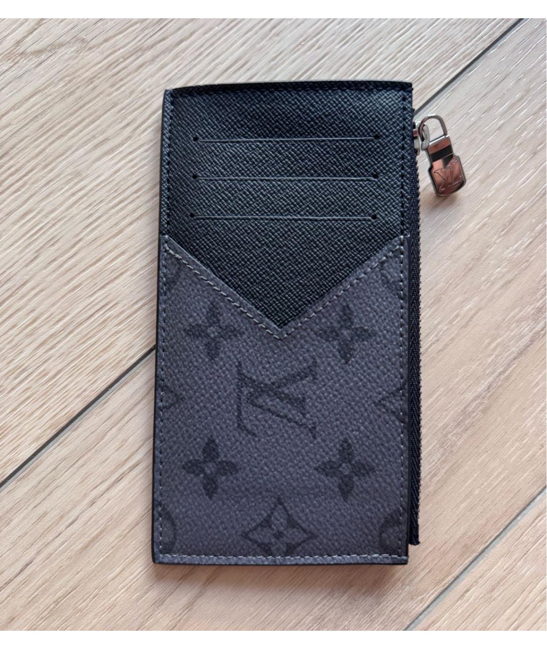 LOUIS VUITTON Черный кардхолдер, фото 9