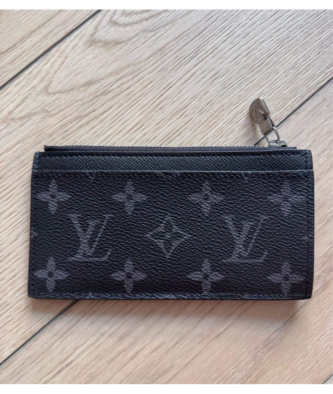 LOUIS VUITTON Черный кардхолдер, фото 3