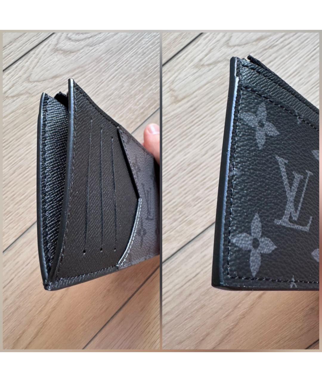 LOUIS VUITTON Черный кардхолдер, фото 6
