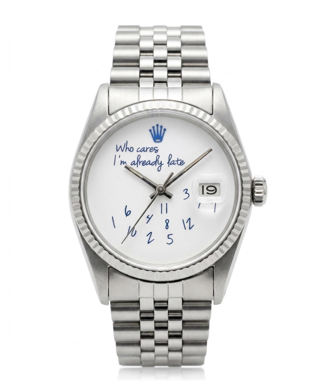ROLEX Серебряные металлические часы, фото 1