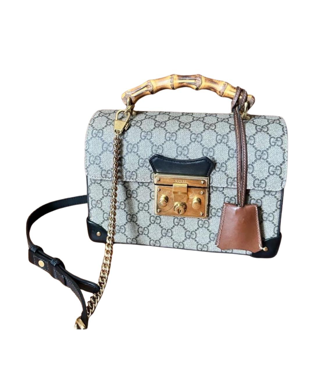GUCCI Бежевая сумка с короткими ручками, фото 1