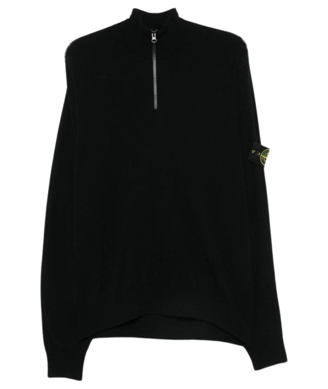 STONE ISLAND Черный джемпер / свитер, фото 1