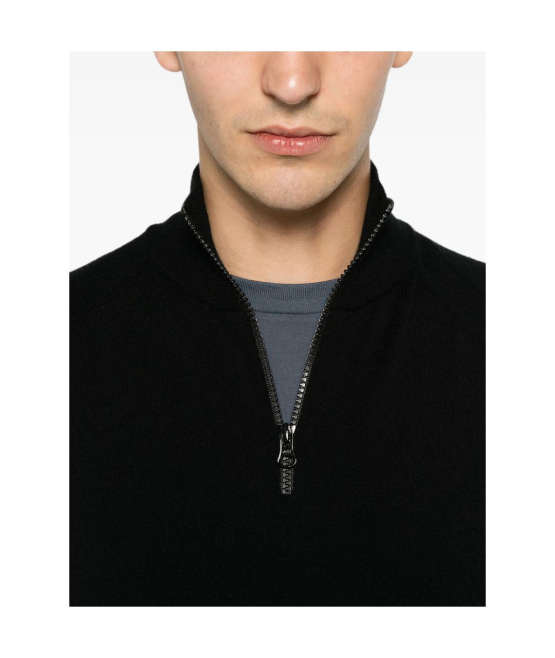 STONE ISLAND Черный джемпер / свитер, фото 2