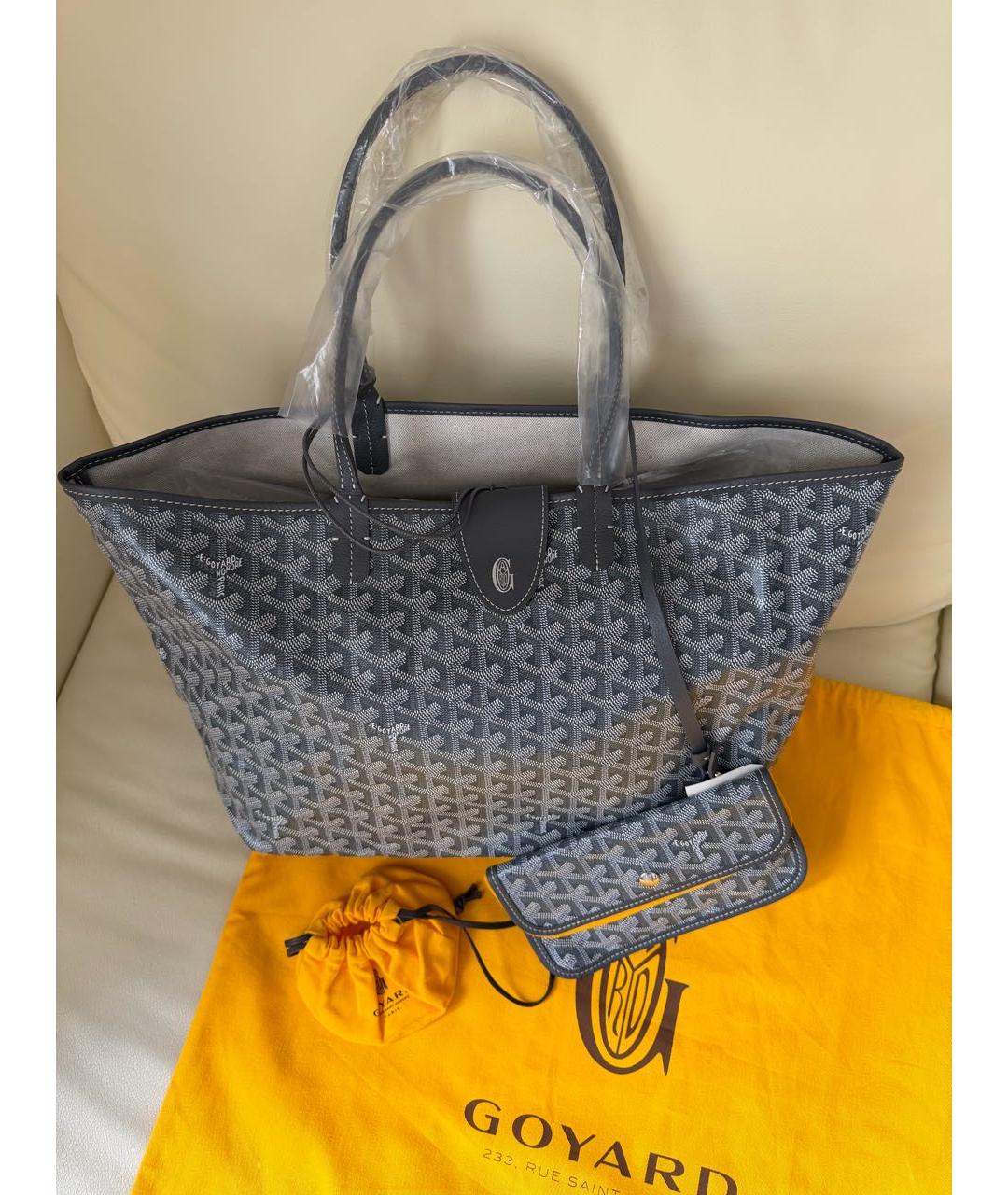 GOYARD Серая сумка тоут, фото 6