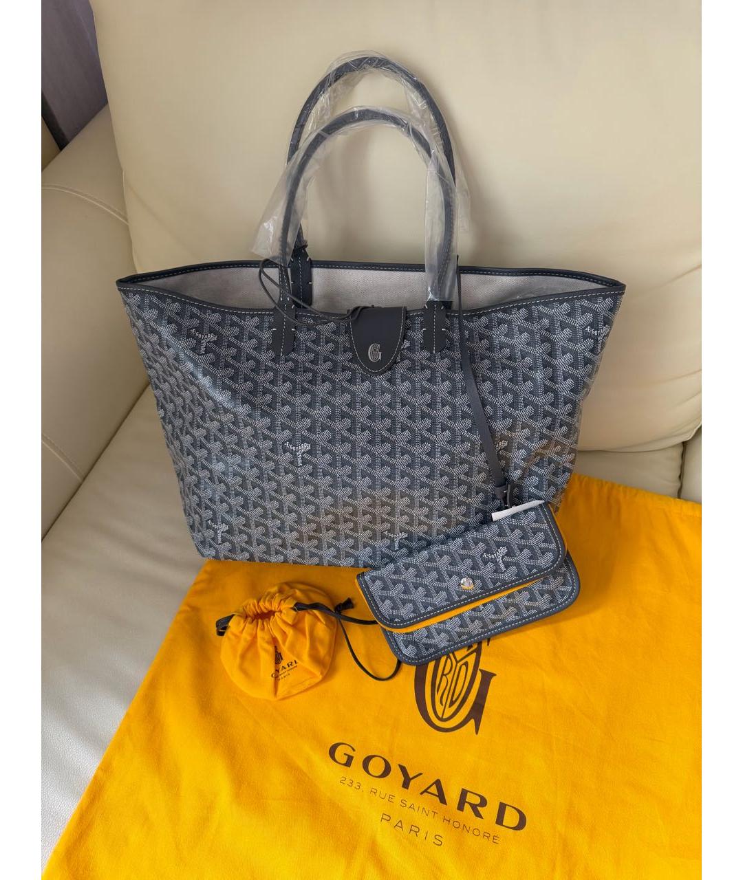 GOYARD Серая сумка тоут, фото 2