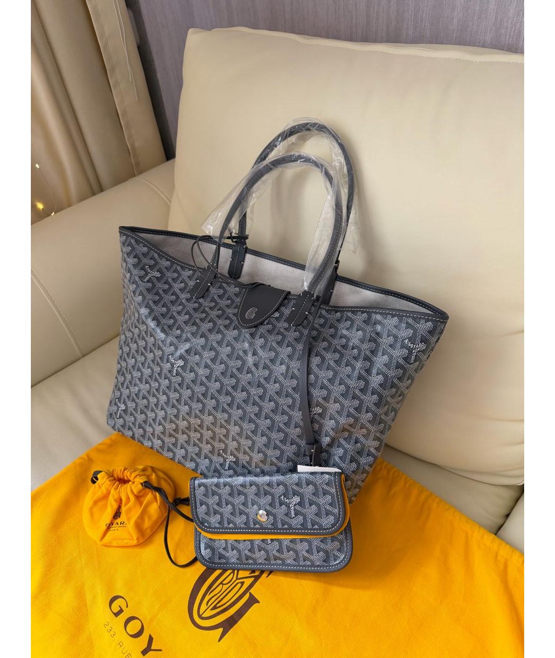 GOYARD Серая сумка тоут, фото 4