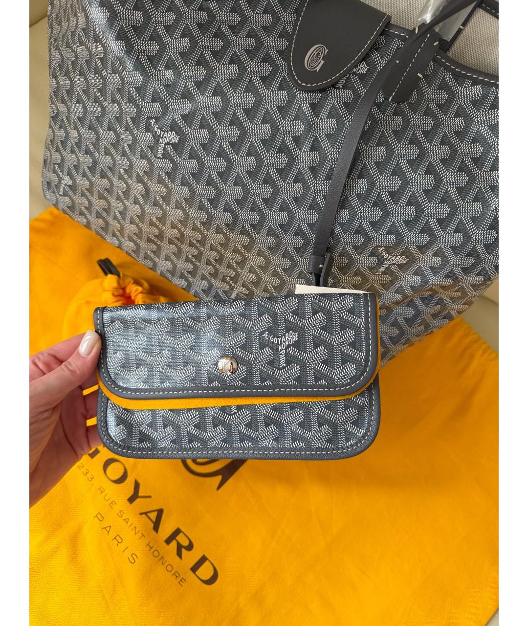 GOYARD Серая сумка тоут, фото 5