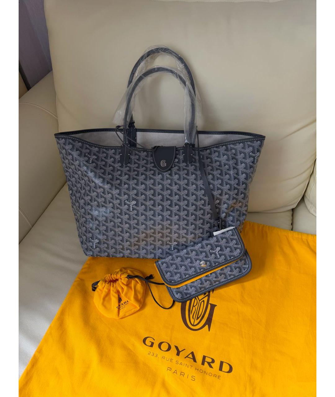 GOYARD Серая сумка тоут, фото 3