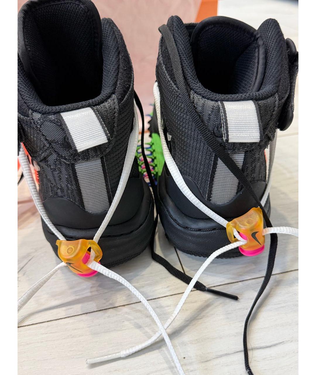 NIKE Черные текстильные кеды, фото 3