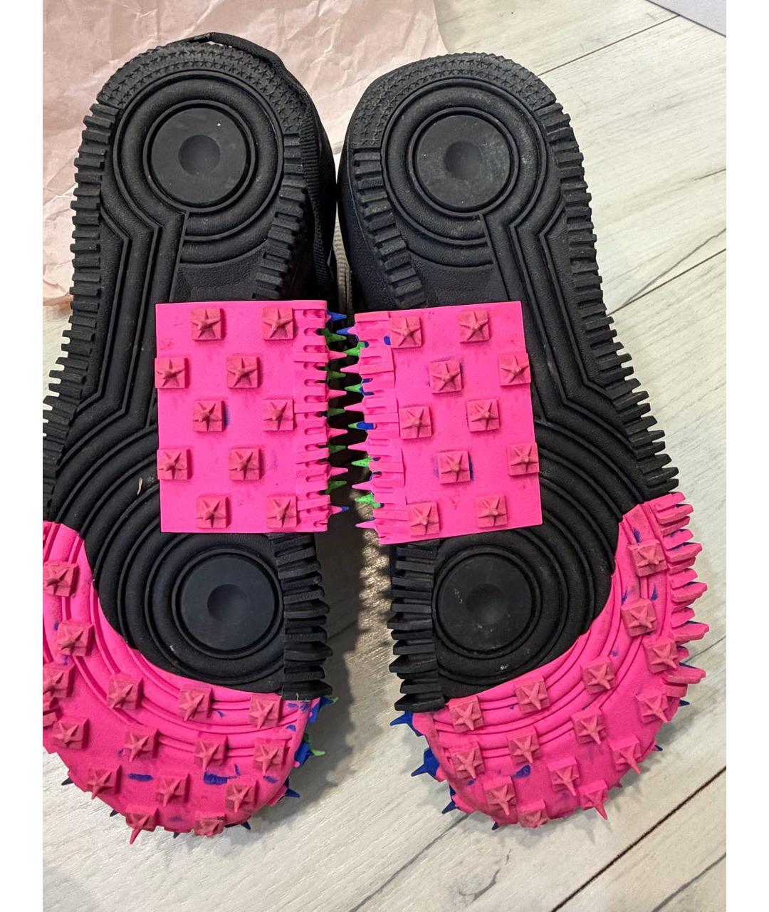NIKE Черные текстильные кеды, фото 4