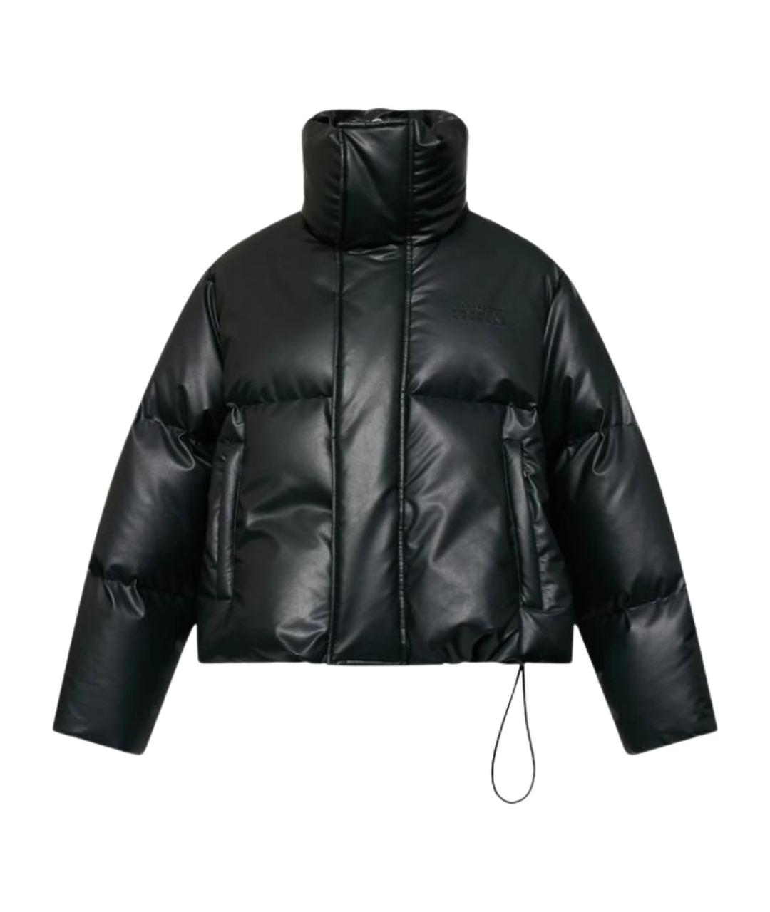 MM6 MAISON MARGIELA Черная полиэстеровая куртка, фото 1