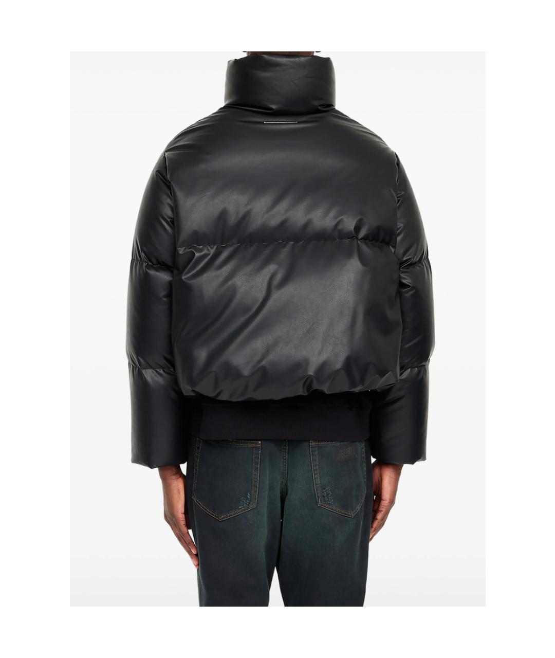 MM6 MAISON MARGIELA Черная полиэстеровая куртка, фото 2