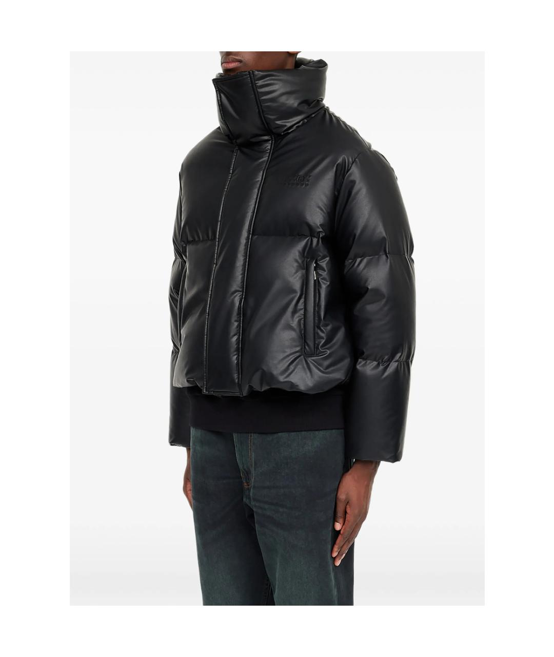 MM6 MAISON MARGIELA Черная полиэстеровая куртка, фото 3