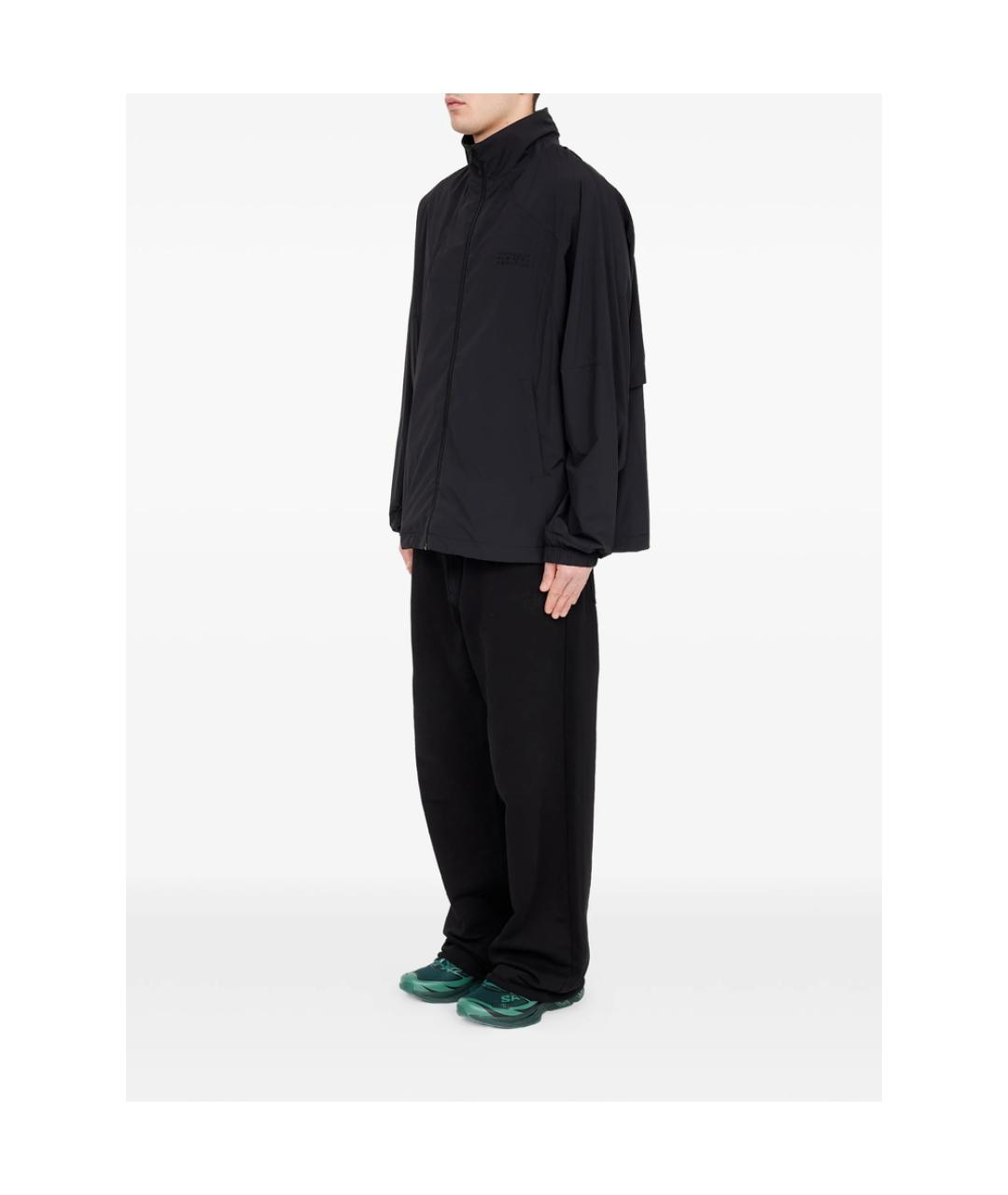 MM6 MAISON MARGIELA Черная полиамидовая куртка, фото 6