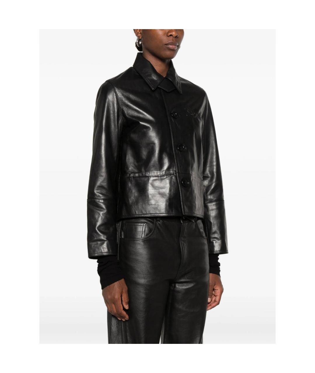 ZADIG & VOLTAIRE Черная кожаная куртка, фото 2