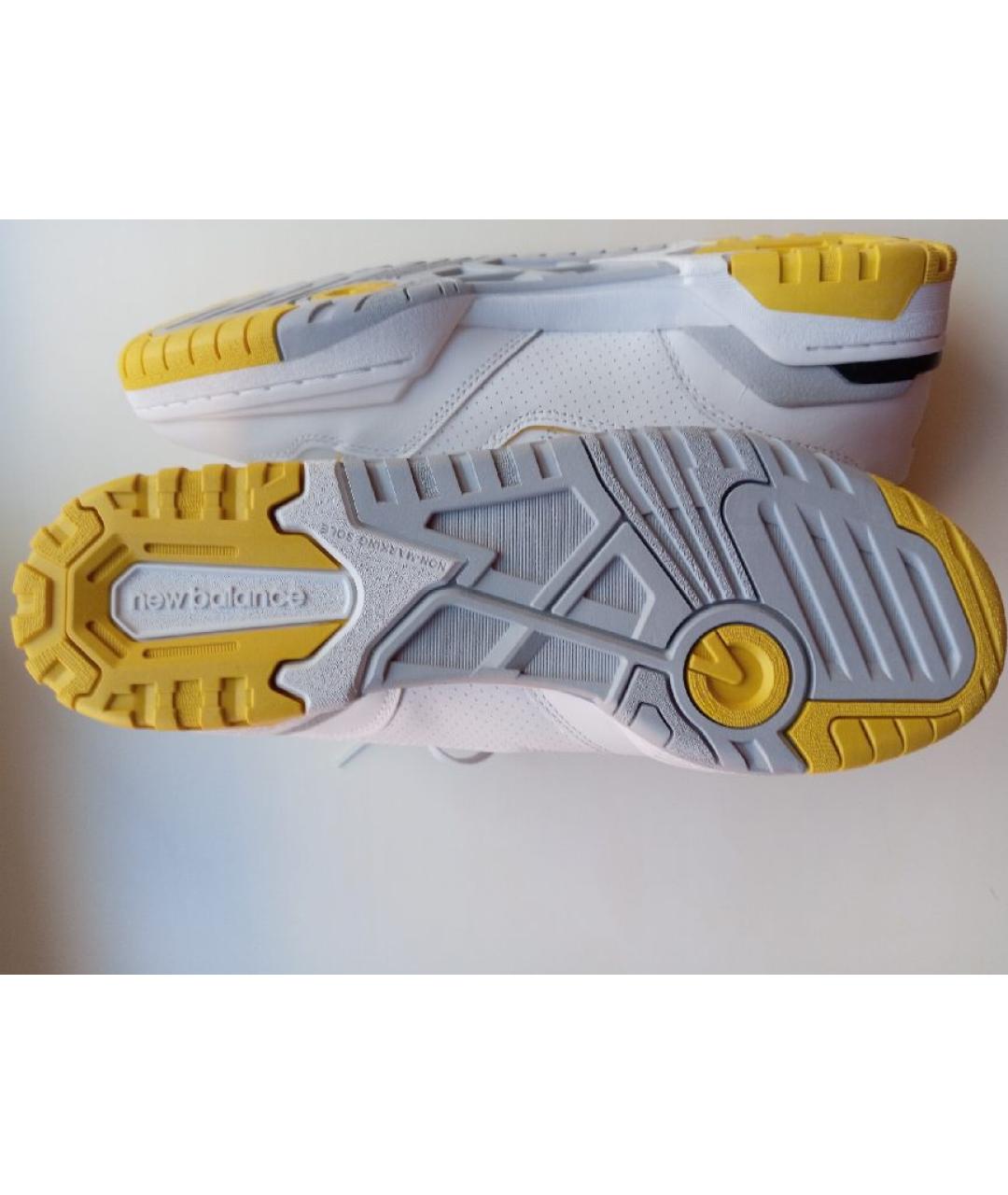 NEW BALANCE Белые кожаные высокие кроссовки / кеды, фото 8