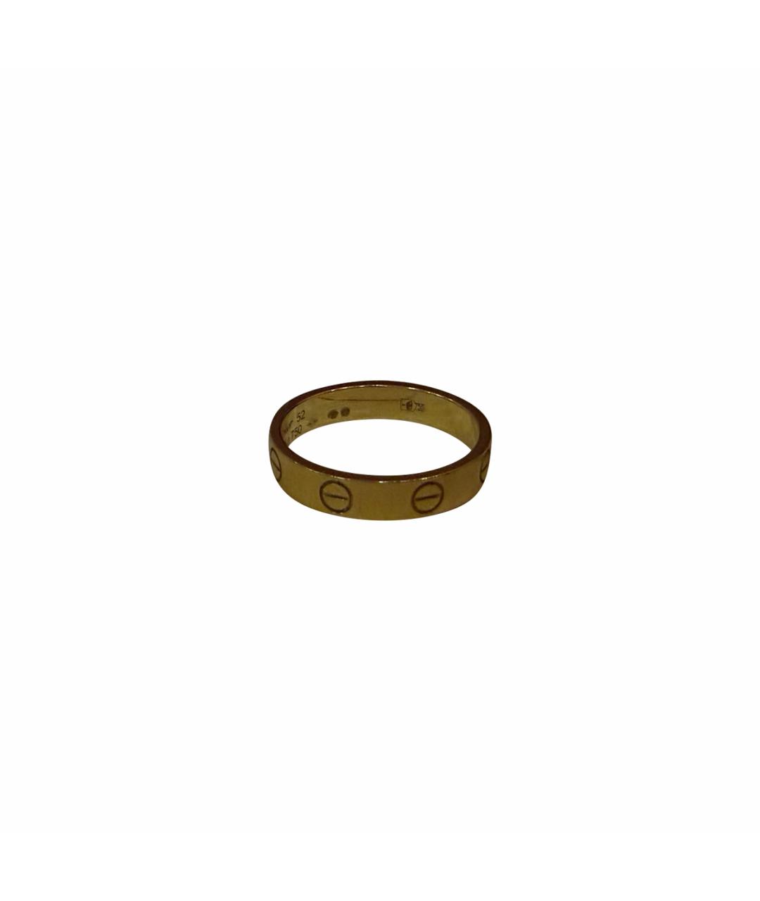 CARTIER Золотое кольцо из желтого золота, фото 1