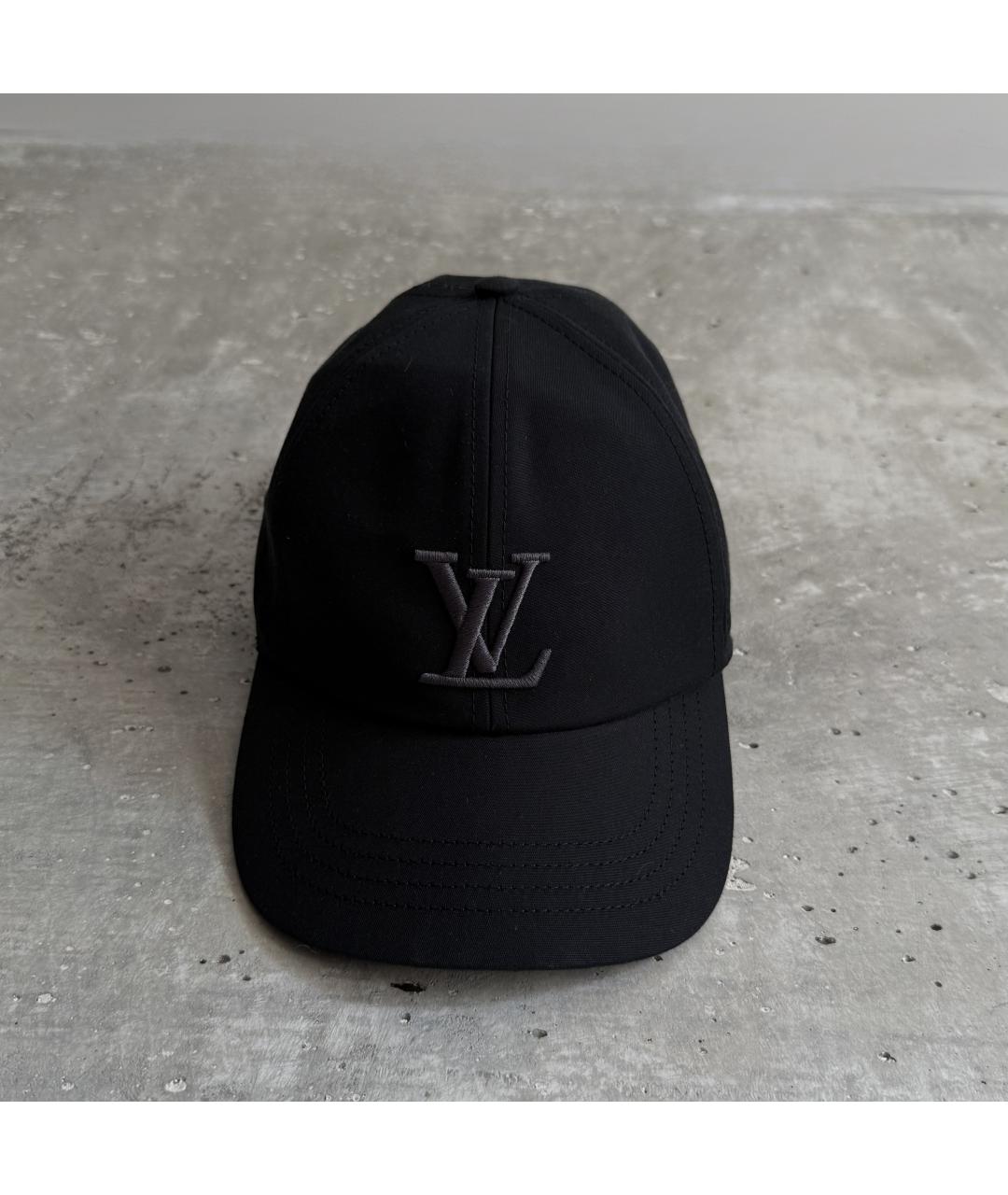 LOUIS VUITTON Черная хлопковая кепка, фото 10