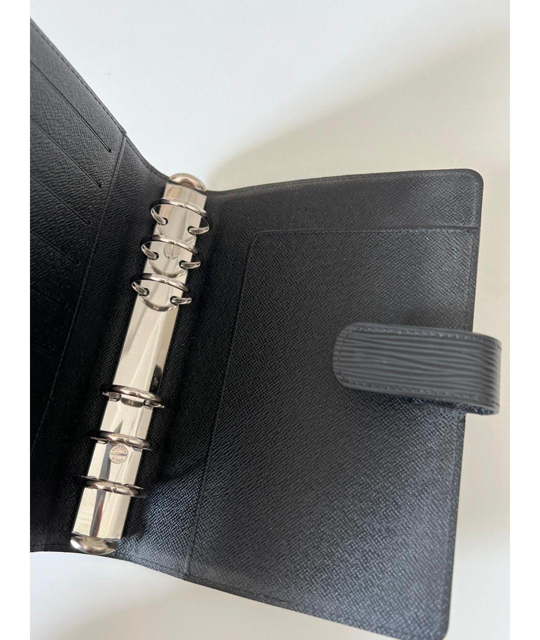 LOUIS VUITTON Черная ключница, фото 6