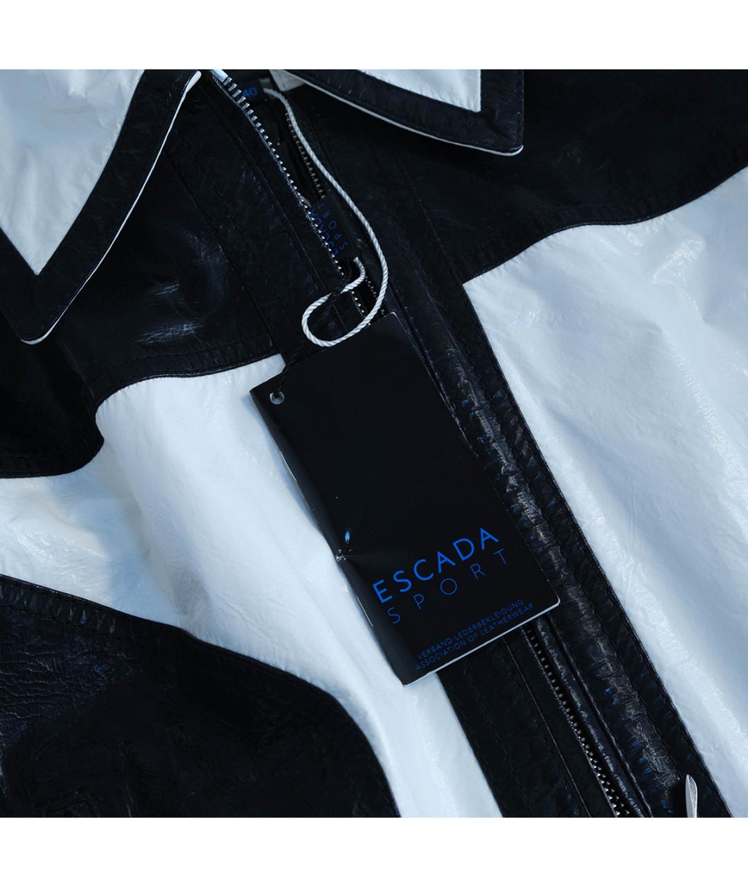 ESCADA Черная кожаная куртка, фото 4