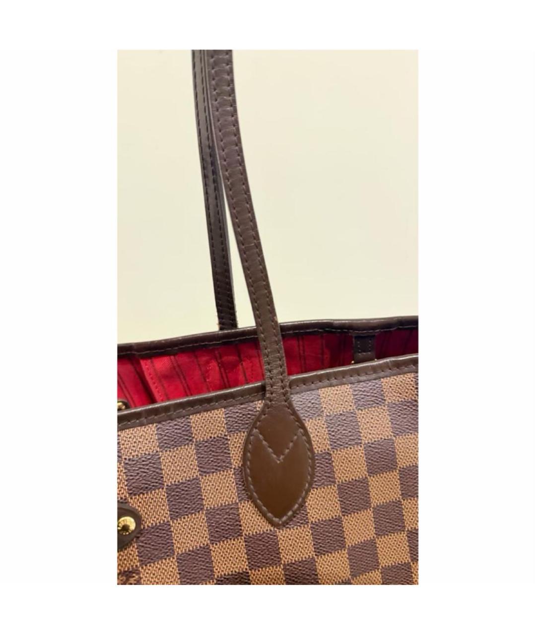 LOUIS VUITTON Коричневая сумка тоут, фото 4