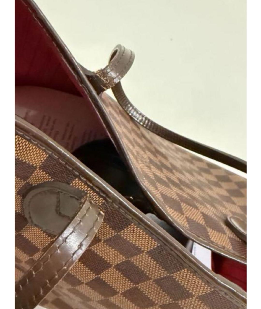 LOUIS VUITTON Коричневая сумка тоут, фото 5