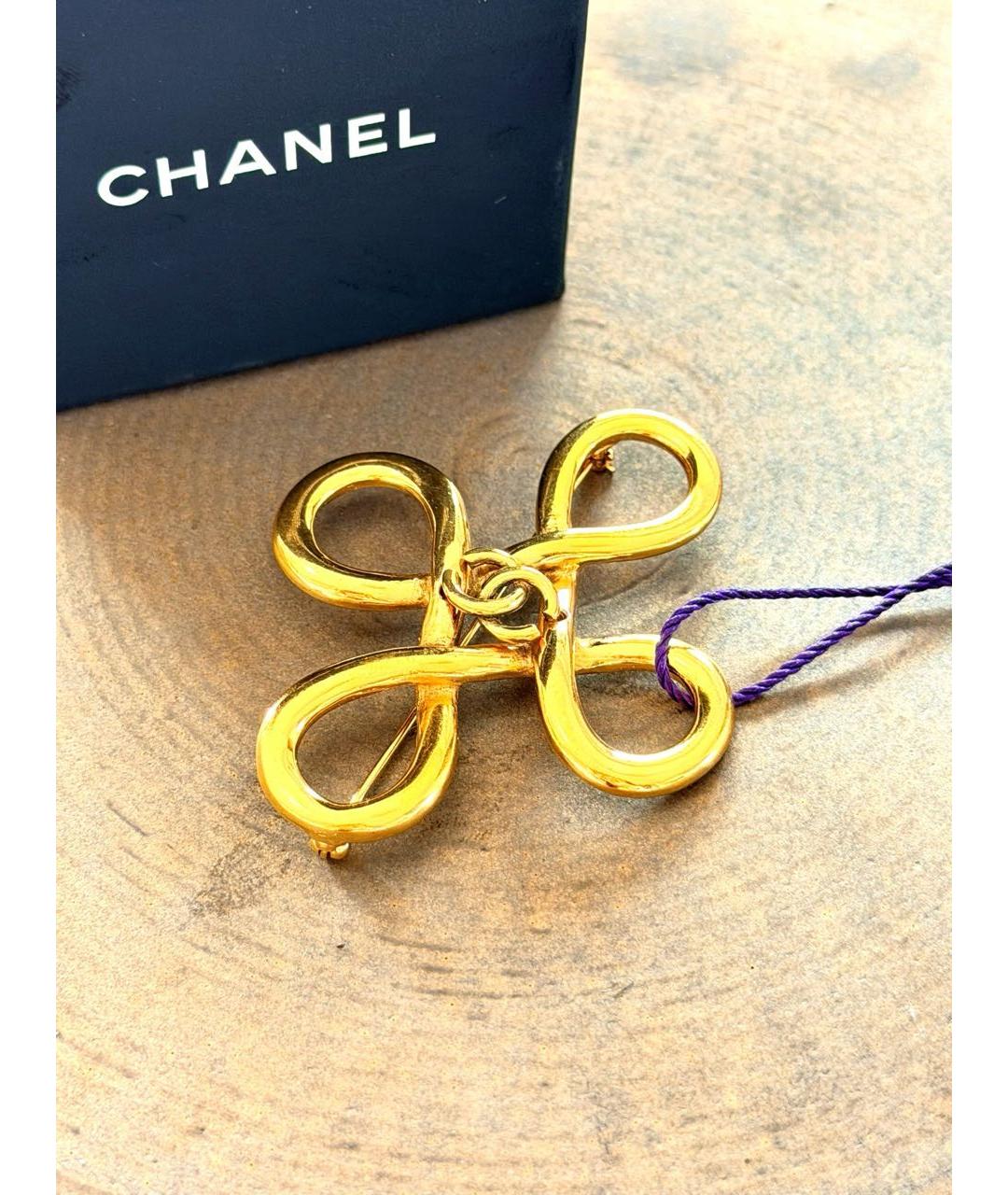 CHANEL Золотая булавка / брошь, фото 4