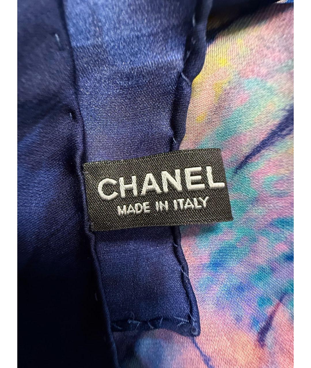 CHANEL Мульти шелковый платок, фото 7