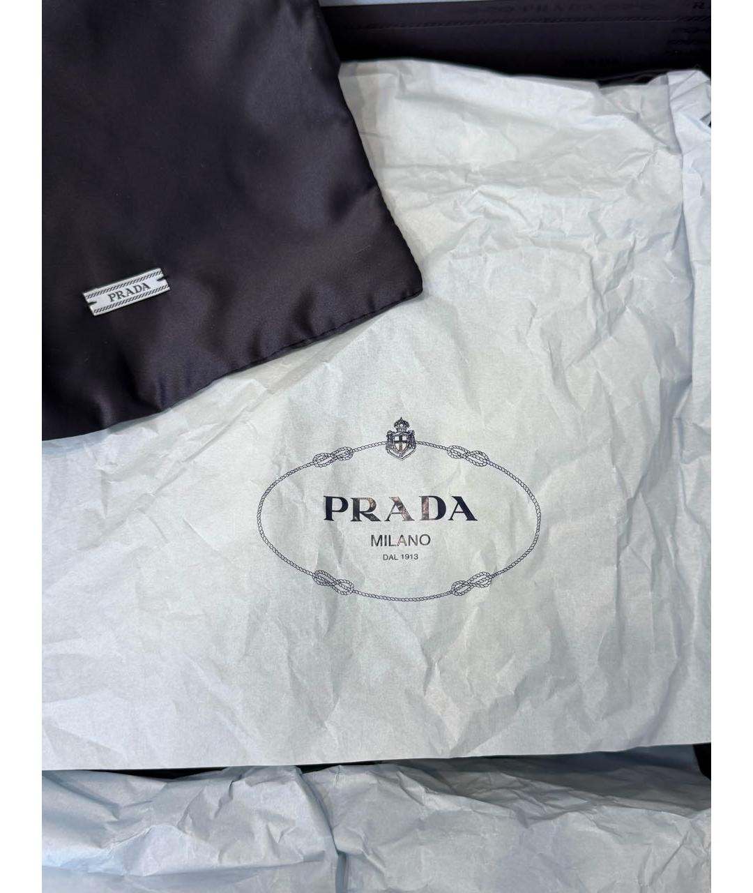PRADA Бежевые лоферы из лакированной кожи, фото 6