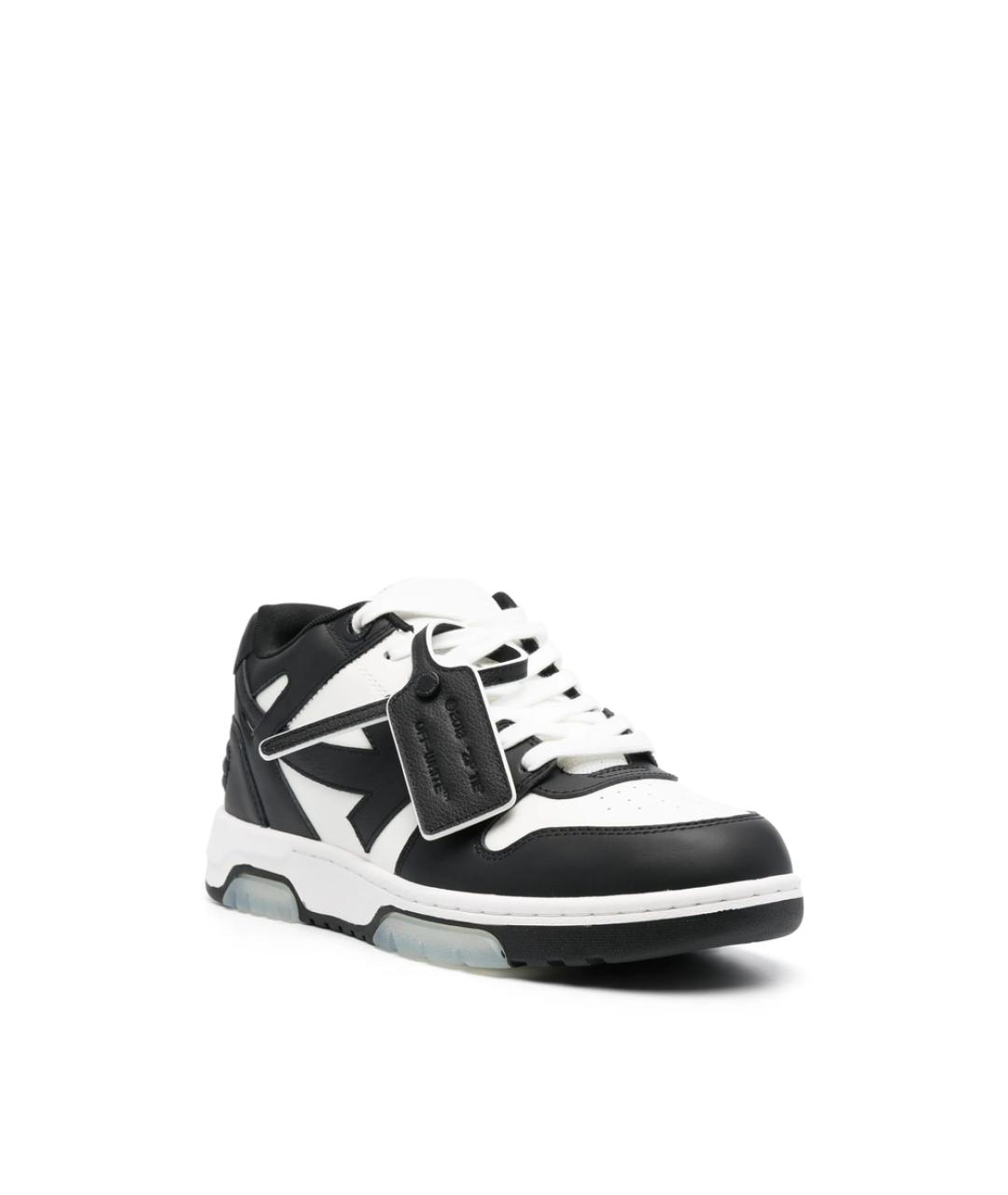 OFF-WHITE Белые синтетические низкие кроссовки / кеды, фото 3
