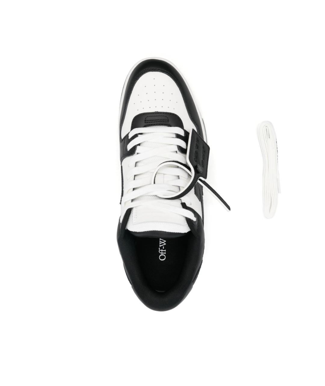 OFF-WHITE Белые синтетические низкие кроссовки / кеды, фото 4