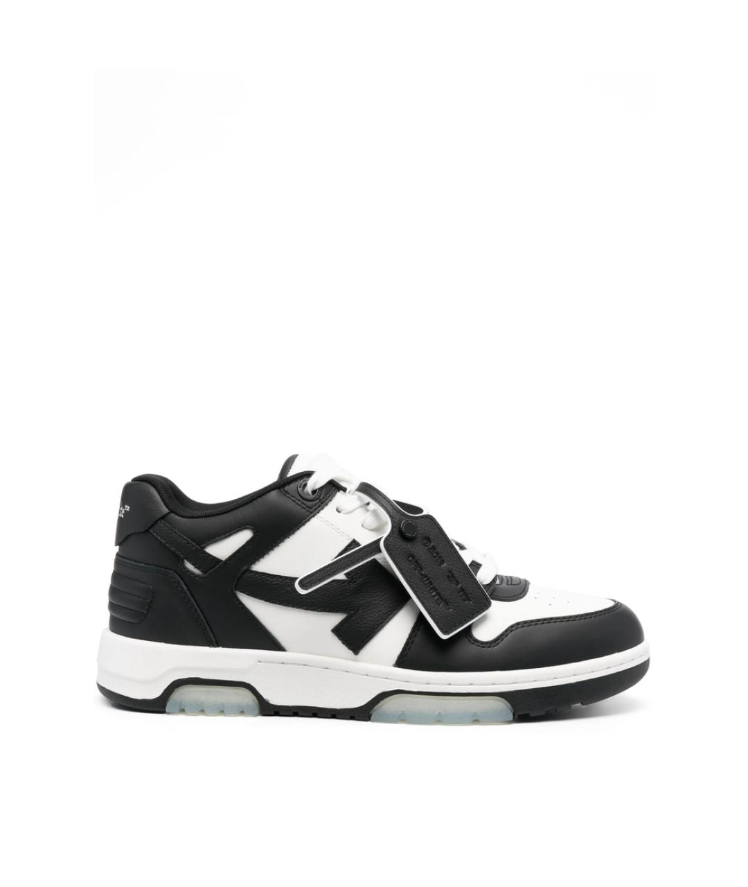 OFF-WHITE Белые синтетические низкие кроссовки / кеды, фото 1