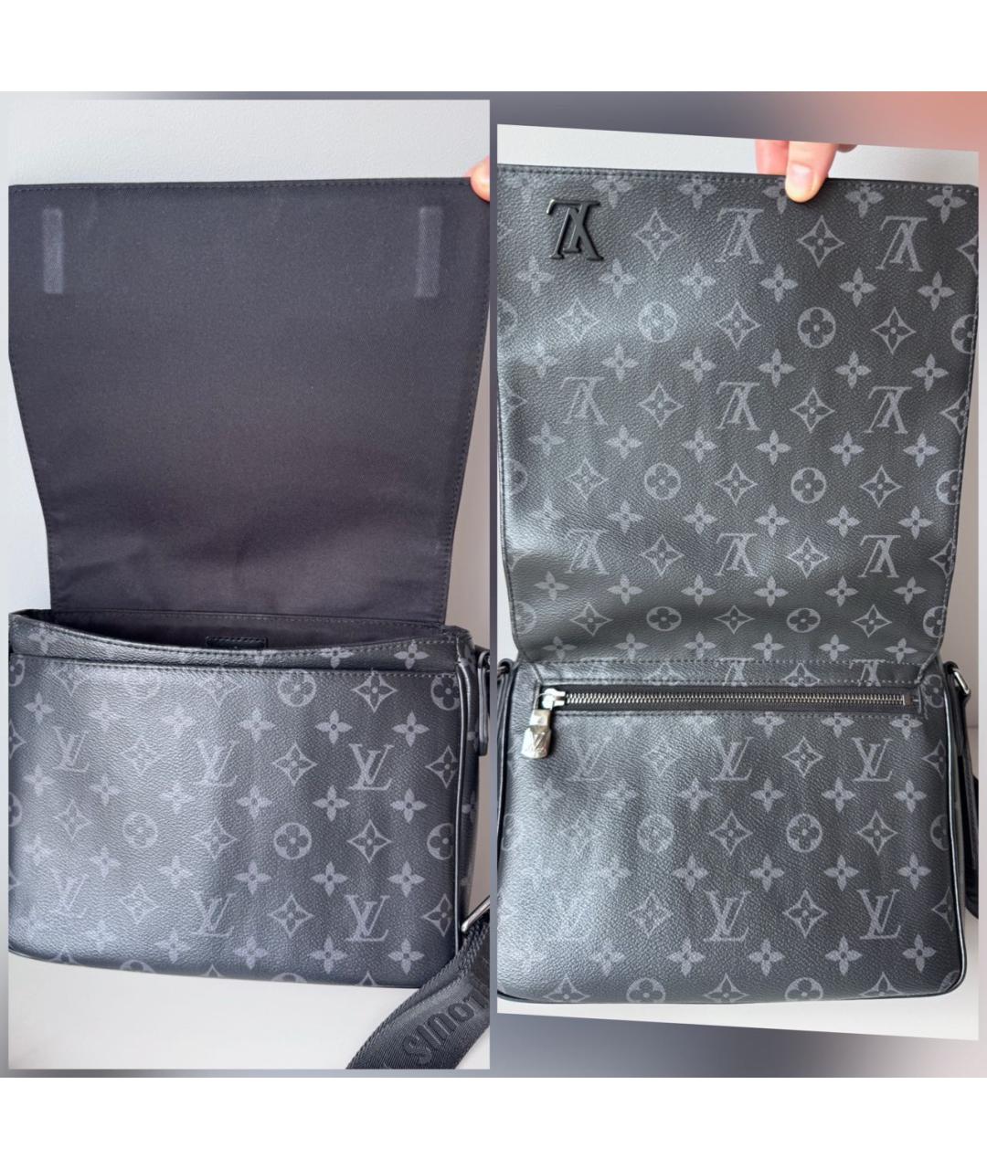 LOUIS VUITTON Черная сумка на плечо, фото 7